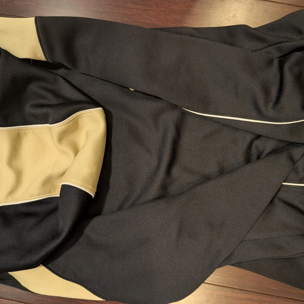Reebok Pittsburgh Penguins Black and Gold Men's Hoodie